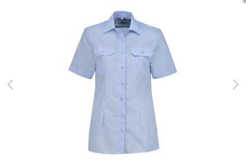 Dienstbluse halbarm tailliert