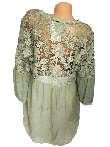 Italy damen tunika - damen, khaki