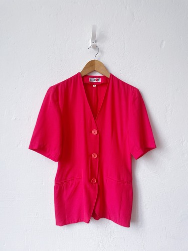 Vintage bluse rot y2k - gr., s