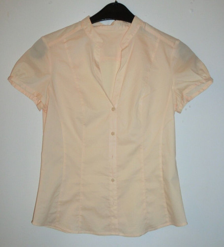 Apricotfarbige hemdbluse - apricotfarbige,