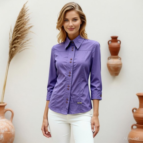 Chic bluse lila - chic,