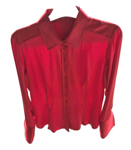 Van laack rote seidenbluse - laack,