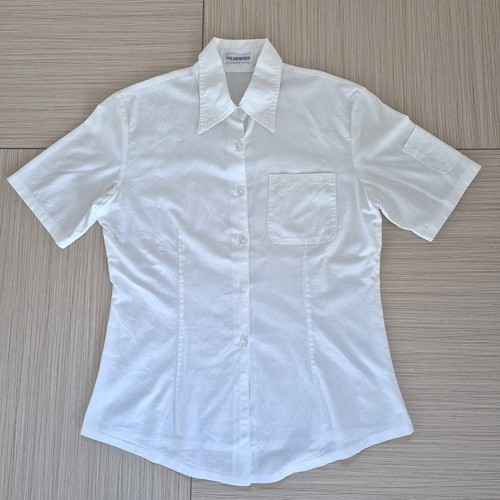 Weiße leinenbluse kurzarm - weiße,