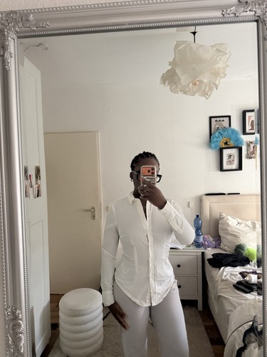 Damen bluse weiß langarm - bluse,