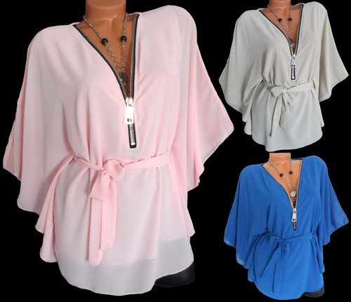 Tunika bluse chiffon - tunika,