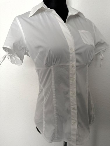 Damen bluse weiß kurzarm - damen,