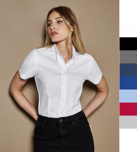 Kustom kit damen - oxford, bluse