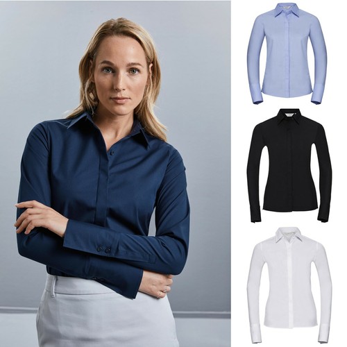 Damen stretch bluse hemd - damen,
