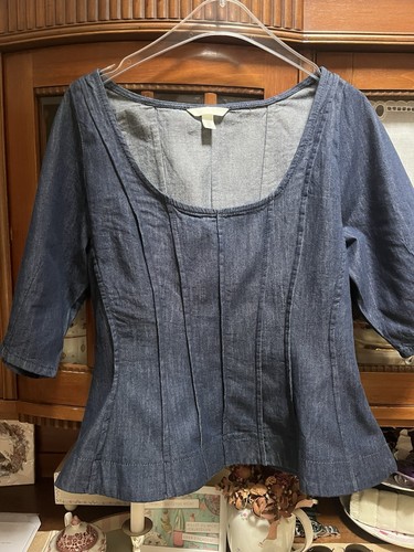 Jeans bluse m tailliert - jeans,
