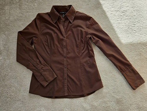 Damen bluse langarm braun - h&m,
