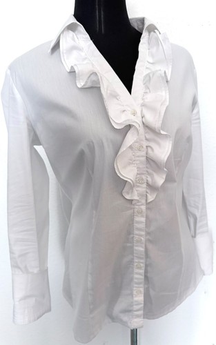 Taifun rüschenbluse weiß - rüschenbluse, gr