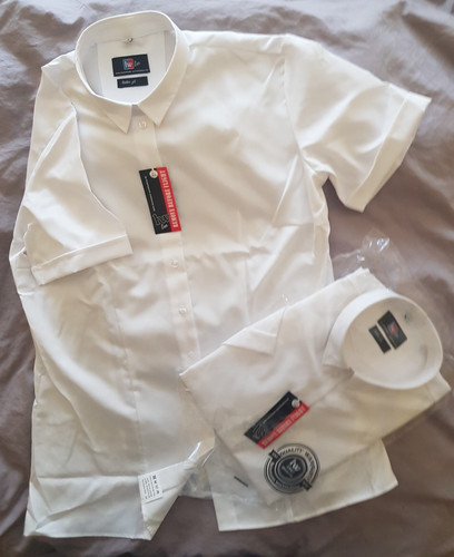 Weiße workbluse damen gr - 2,