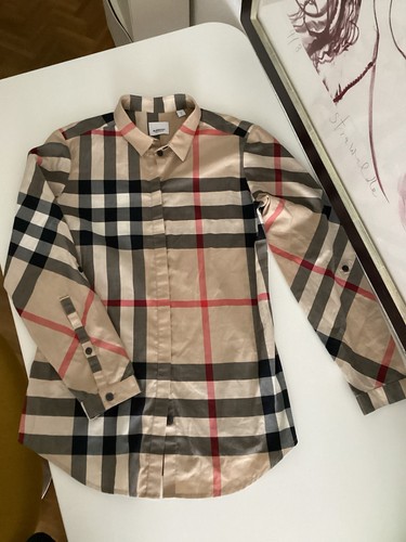 Burberry slim fit check - check, bluse
