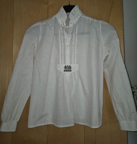 Wie neu weiße trachten bluse - neu,