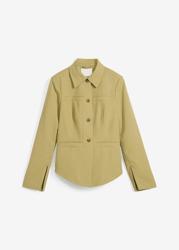 Neu taillierte hemdjacke - neu, gr