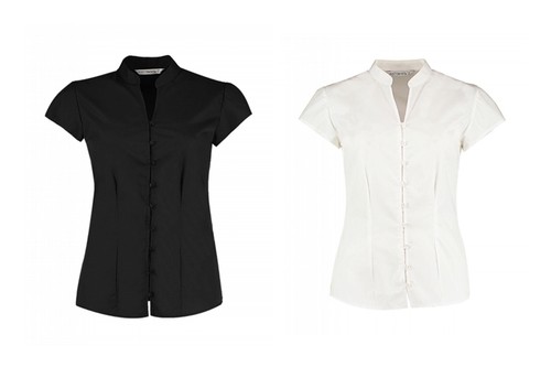 Kustom kit kurzarm bluse damen - kustom,